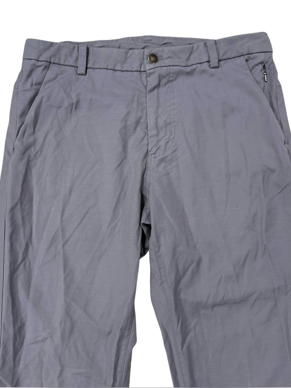 Lululemon Commission Pants Classic Fit Mens Size 32 Qwick Chino Fog Horn Gray - Picture 3 of 15